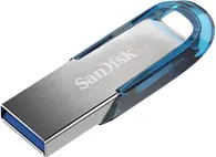 SanDisk Ultra Flair 64GB USB 3.0 Stick Tropical Blue