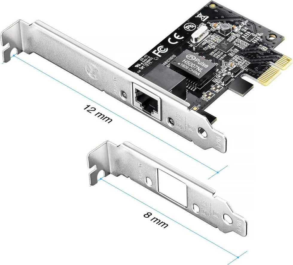 Cudy WE650, AC650, Wireless PCI Express Adapter, ΠΕΡΙΕΧΕΙ και LOW Profile Bracket, Dual-Band — εικόνα 2