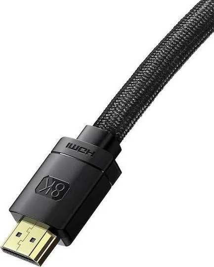 BASEUS High Definition Series, καλώδιο HDMI, 8Κ, 1m, μαύρο — εικόνα 2