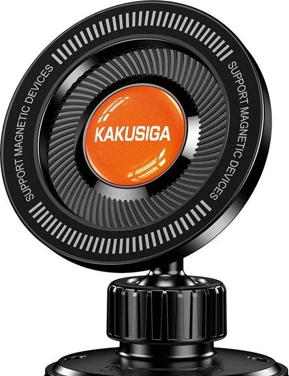 KAKUSIGA βάση smartphone αυτοκινήτου KSC-1718 για ταμπλό, μαγνητική, μαύρη — εικόνα 4