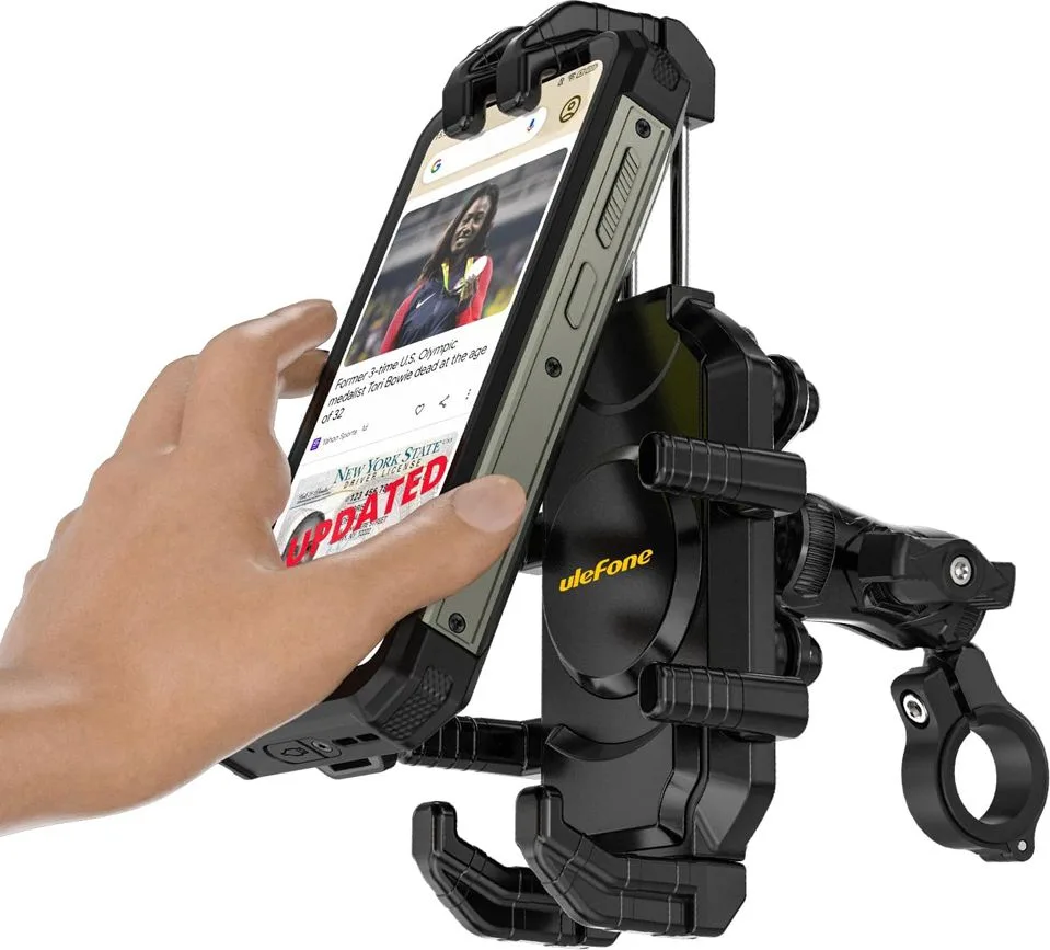 ULEFONE βάση ποδηλάτου για smartphone Armor Mount Pro AM02, μαύρη — εικόνα 4