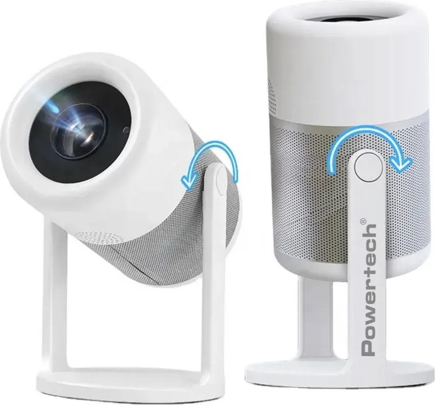POWERTECH smart βιντεοπροβολέας PT-1305, 1080p, WiFi, Android, 170 ANSI lumens, λευκός — εικόνα 6