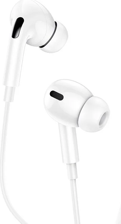 USAMS earphones με μικρόφωνο EP-41, Lightning, Φ10mm, 1.2m, λευκά — εικόνα 2