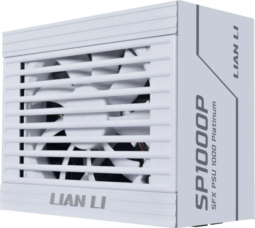 LIAN LI SP1000P White - 1000W 80+ Platinum PSU - 10 Years Warranty - 12V-2x6 - Japanese Capacitors — εικόνα 2