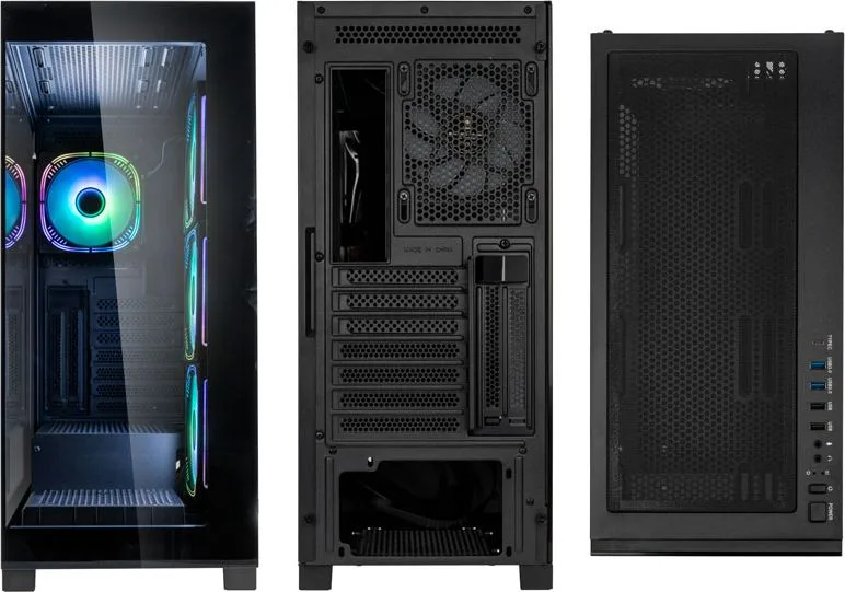 Kolink Unity Peak ARGB Midi Tower Showcase - Black ATX 400mm clearance with 4 ARGB Fans — εικόνα 8