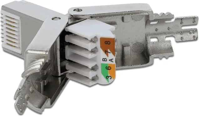 DELOCK βύσμα RJ45 CAT 6A STP 86477, tool-free, ασημί — εικόνα 3
