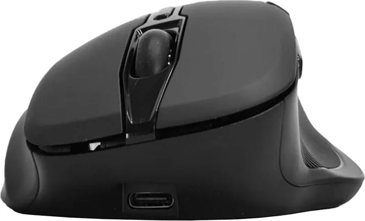 POWERTECH ασύρματο ποντίκι PT-1288, USB δέκτης, έως 1600DPI, 400mAh, μαύρο — εικόνα 5