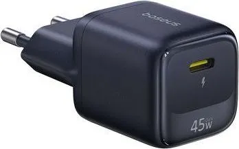 BASEUS Enerfill FN22, φορτιστής ΓΡΗΓΟΡΗΣ φόρτισης, 1 θύρα, 45W, ΜΑΥΡΟΣ