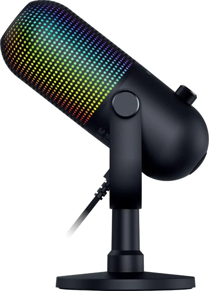 Razer Seiren V3 Chroma 32 Bit Black - USB RGB Mic - AI Audio Processing - Noise Isolation - Mute — εικόνα 3