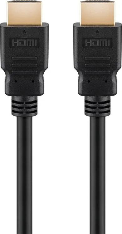 GOOBAY καλώδιο HDMI 60619 με Ethernet, 4K/60Hz, 18 Gbps, 0.5m, μαύρο — εικόνα 5