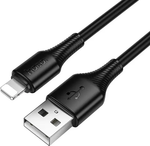 HOCO X120 Beneficio καλώδιο USB TO Lightning, 1m, 27W, μαύρο