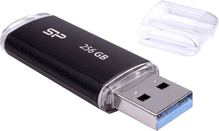 SILICON POWER USB Flash Drive Blaze B02, 256GB, USB 3.2, μαύρο — εικόνα 3