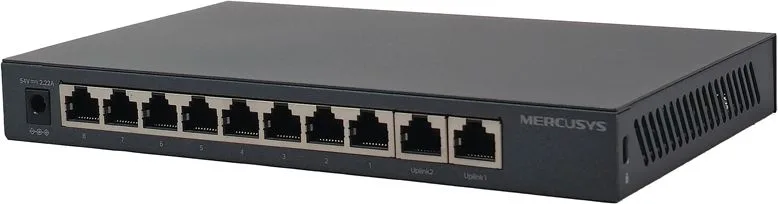MERCUSYS Desktop Switch MS110GMP, 8x 10/100/1000Mbps PoE+, 2x Gigabit, Ver. 1.0 — εικόνα 2
