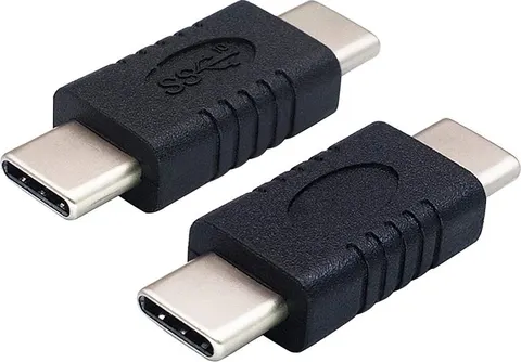 POWERTECH αντάπτορας USB-C αρσενικό σε USB-C αρσενικό PTH-061, μαύρος