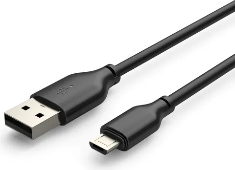 CABLETIME καλώδιο micro USB σε USB CT-C165-05G, 2.4A, 480Mbps, 0.25m, μαύρο