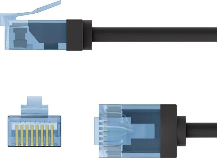 GOOBAY καλώδιο δικτύου 74239, CAT 6A U/UTP, ultra slim, copper, 500MHz, 5m, μαύρο — εικόνα 7