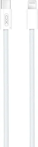 XO NB-Q260A καλώδιο φόρτισης Type-C ΣΕ Lightning, 27W, 1M, λευκό