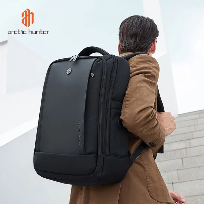 ARCTIC HUNTER τσάντα πλάτης B00550 με θήκη laptop 15.6", 23.5L, μαύρη — εικόνα 3