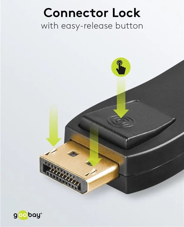 GOOBAY αντάπτορας DisplayPort σε HDMI 51719, 1920x1200p, μαύρος — εικόνα 2