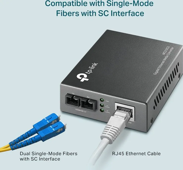 TP-LINK Gigabit Single-Mode Media Converter MC210CS, Ver. 5.20 — εικόνα 2