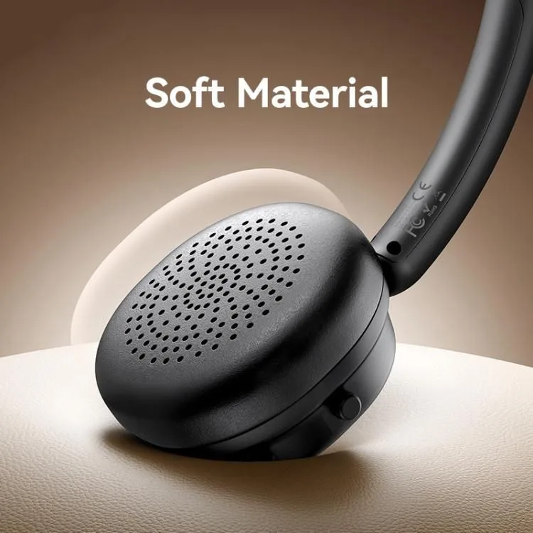 USAMS headphones SR01, ασύρματα, ANC, Φ40mm, 350mAh, μαύρα — εικόνα 6
