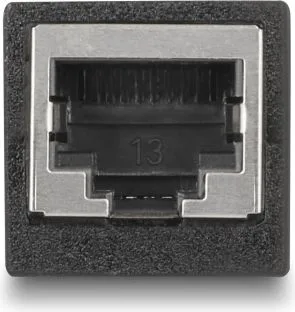 DELOCK σύνδεσμος RJ45 88003, θηλυκό σε θηλυκό, Cat.6, μαύρος — εικόνα 2
