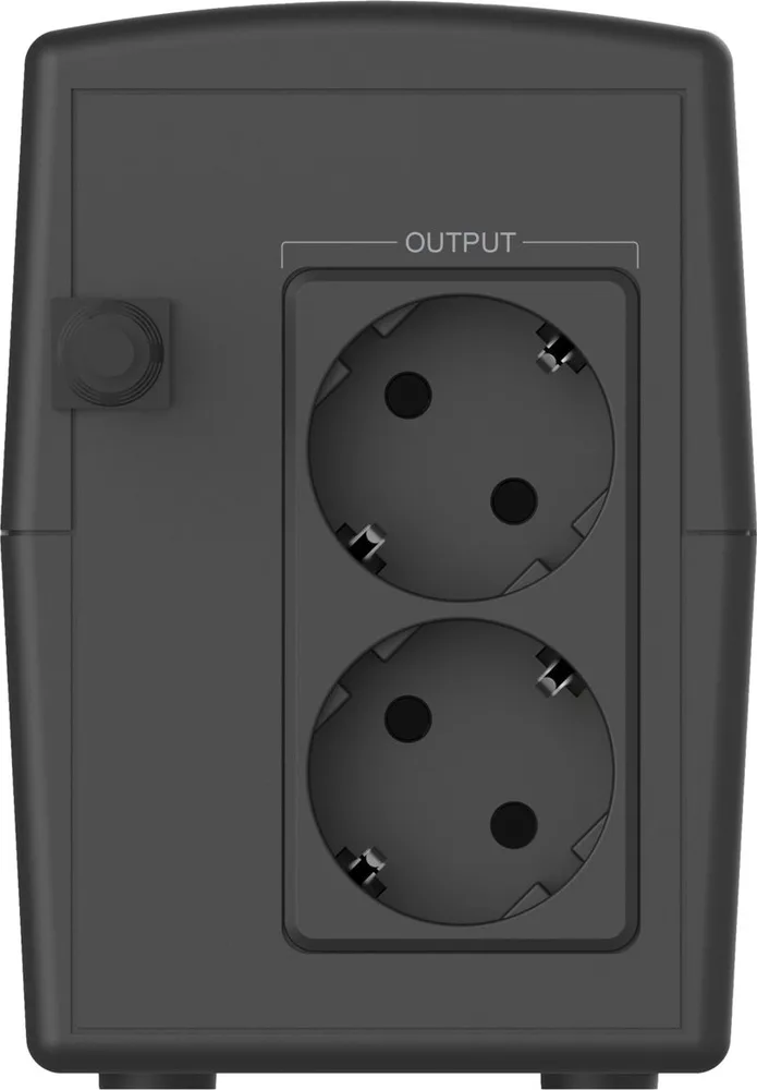 POWERTECH UPS Line Interactive PT-1295 με οθόνη, 850VA, 510W, 2x Schuko — εικόνα 2