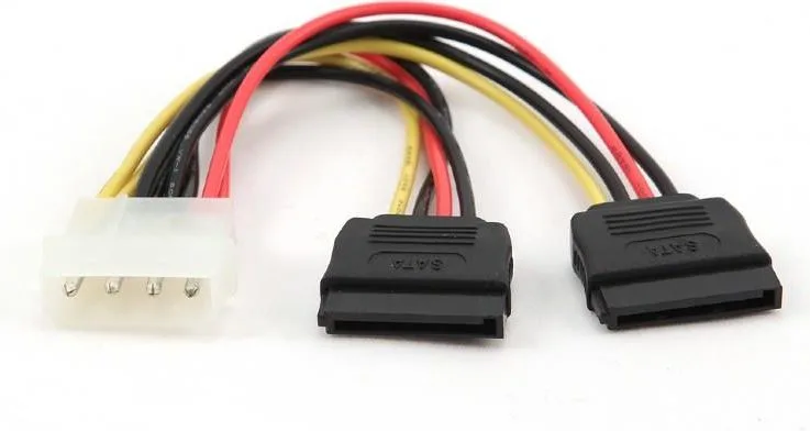 CABLEXPERT καλώδιο τροφοδοσίας Molex TO 2 x SATA — εικόνα 3