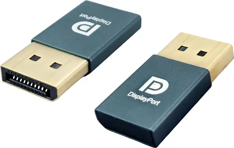 POWERTECH DisplayPort display emulator plug CAB-DP082 με LED, 4K/17Hz, γκρι