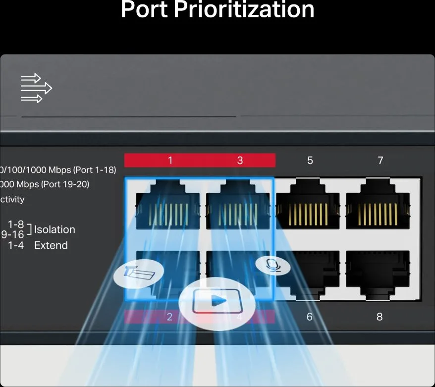 MERCUSYS rackmount switch MS120GP, 20x Gigabit θύρες, PoE+, V1.0 — εικόνα 8