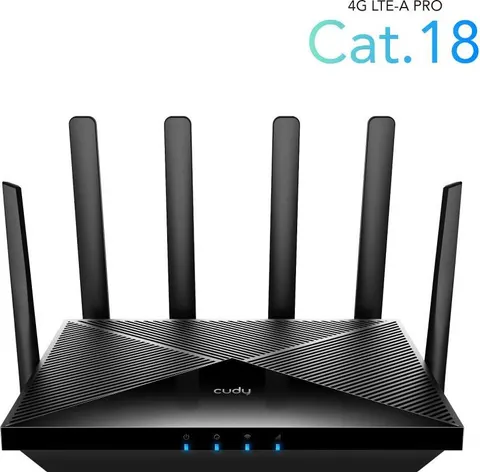 Cudy LT18 AX1800 Wi-Fi 6 Mesh 4G LTE CAT 18 Gigabit Router , 4X4 MU-Mimo, PoE
