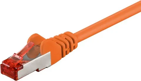 GOOBAY καλώδιο δικτύου 95582, CAT 6 S/FTP, copper, 250MHz, 1.5m, πορτοκαλί