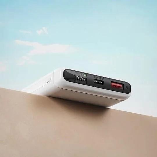 XO PB309, Powerbank ΓΡΗΓΟΡΗΣ φόρτισης, 20000mAh, 22,5W, λευκό — εικόνα 2