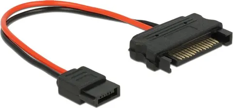 DELOCK καλώδιο SATA 15pin σε SATA 6pin 84873, 10cm