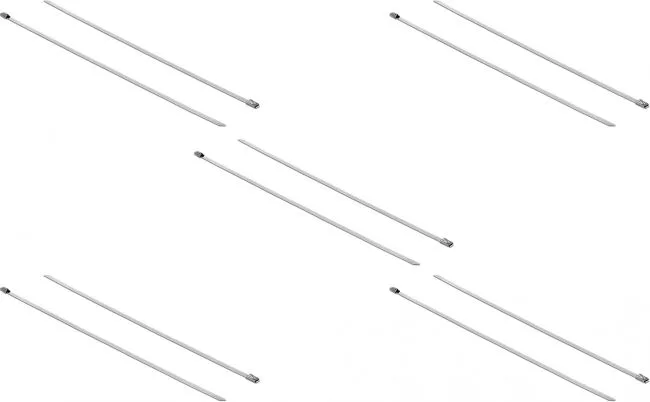 DELOCK μεταλλικός σφιγκτήρας καλωδίων 18770, 500x4.6mm, 10τμχ — εικόνα 3