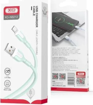 XO NB212 καλώδιο φόρτισης Type-C πράσινο — εικόνα 2