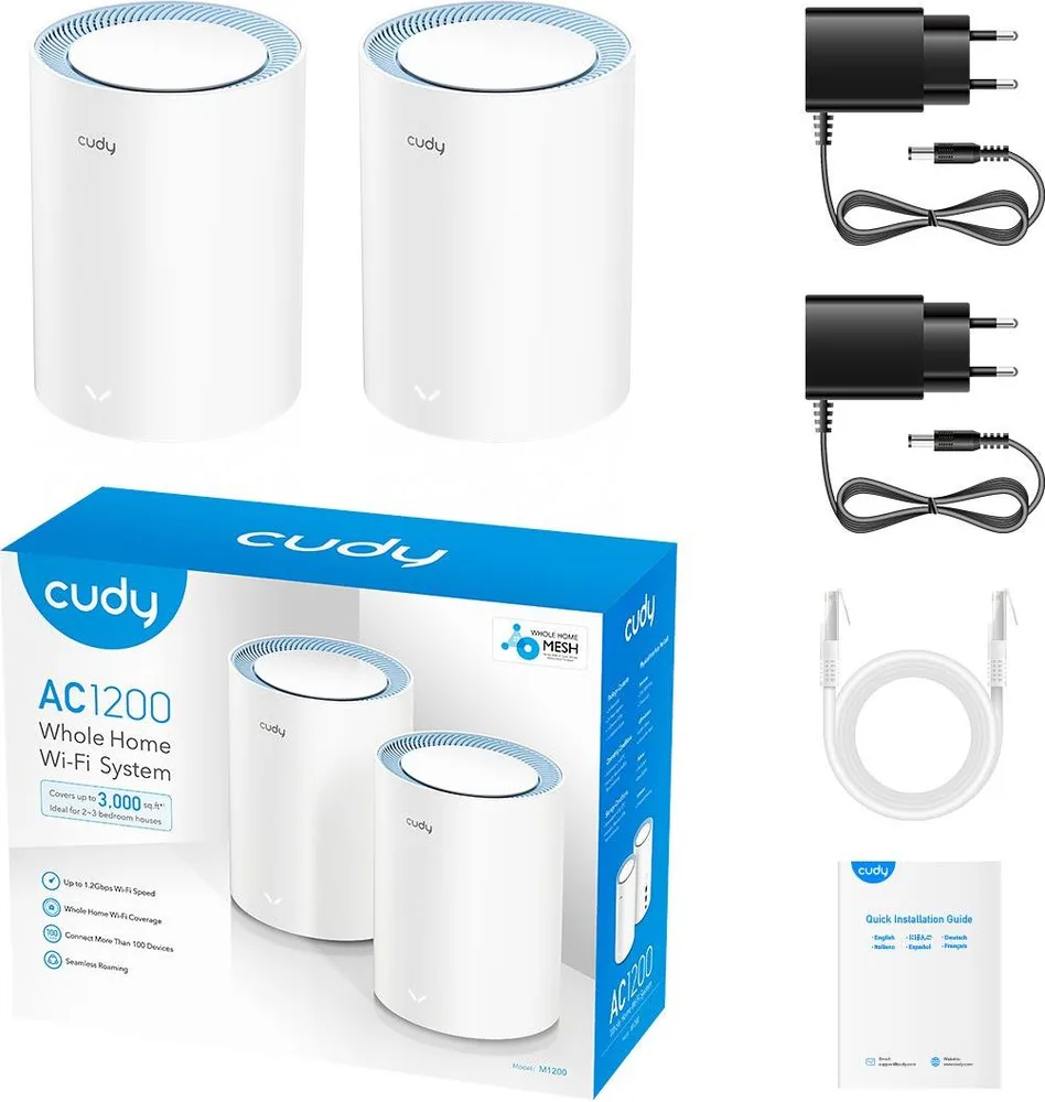 Cudy M1200 AC1200 Dual Band WiFi Mesh System, 2 Pack — εικόνα 4