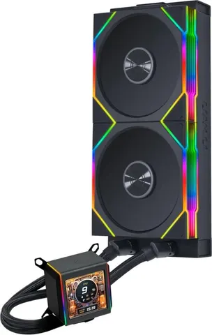LIAN LI Galahad II LCD 280 TL Wireless Black - AIO Water Cooler - AM5/AM4 - LGA 1851/1700/1200/115x
