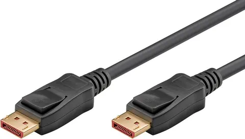 GOOBAY καλώδιο DisplayPort 74761, 16K/60Hz, 80 Gbps, 2m, μαύρο