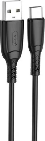 XO NB245 καλώδιο φόρτισης ΣΙΛΙΚΟΝΗΣ Suluo Series Type-C, 1M, μαύρο