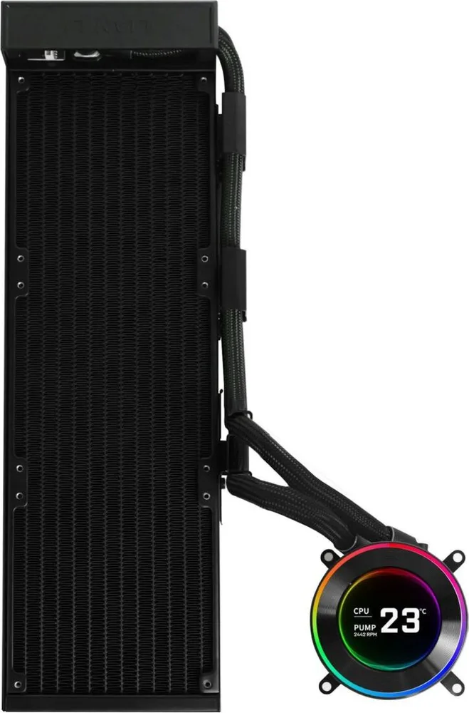 LIAN LI HydroShift II LCD-C 360 No Fans Black - AIO CPU Liquid Cooler — εικόνα 2