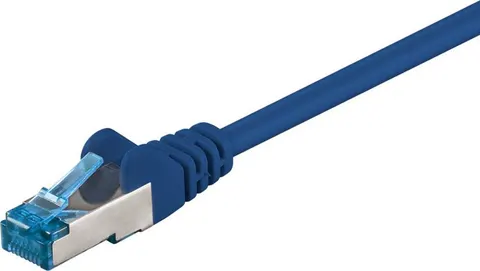GOOBAY καλώδιο δικτύου 93677, CAT 6A S/FTP (PiMF), Copper, 1m, μπλε