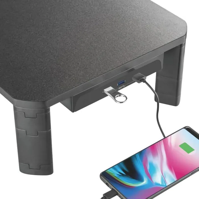 BRATECK επιτραπέζια βάση AMS-7 για οθόνη 17-32", 3x USB 3.0, 20kg — εικόνα 7