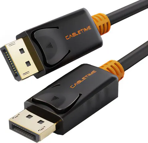 CABLETIME καλώδιο DisplayPort CT-AV585-01G, 4K/60Hz, 1.8m, μαύρο