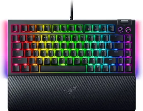 Razer BLACKWIDOW V4 75% - Mechanical RGB Gaming Keyboard - Hot-Swappable - Orange Tactile Switches