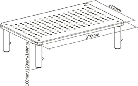 BRATECK επιτραπέζια βάση οθόνης/laptop STB-081, 13-32", έως 20kg — εικόνα 7