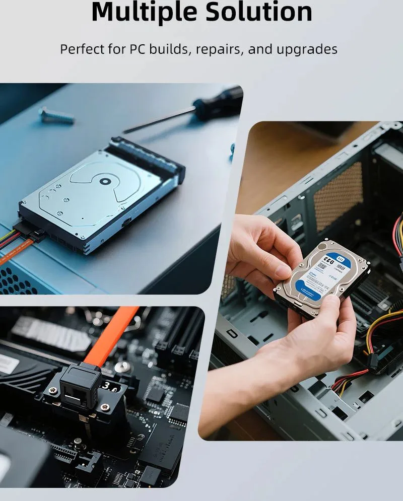 CABLETIME καλώδιο SATA III CT-SATA3R, γωνιακό, 6Gbps, 0.50m, πορτοκαλί — εικόνα 7