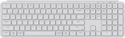 Keychron B6 Pro (B6P-K8) Ultraslim Wireless BT Keyboard ZMK Online customizen-Ivory White 100% US