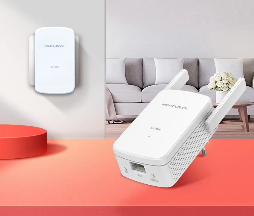 MERCUSYS Powerline Extender MP510 Kit, AV1000 Gigabit, WiFi, Ver: 1.0 — εικόνα 4