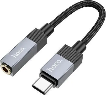 HOCO UPA32C ΨΗΦΙΑΚΟΣ ΜΕΤΑΤΡΟΠΕΑΣ ήχου Type-C TO 3.5mm, μαύρο